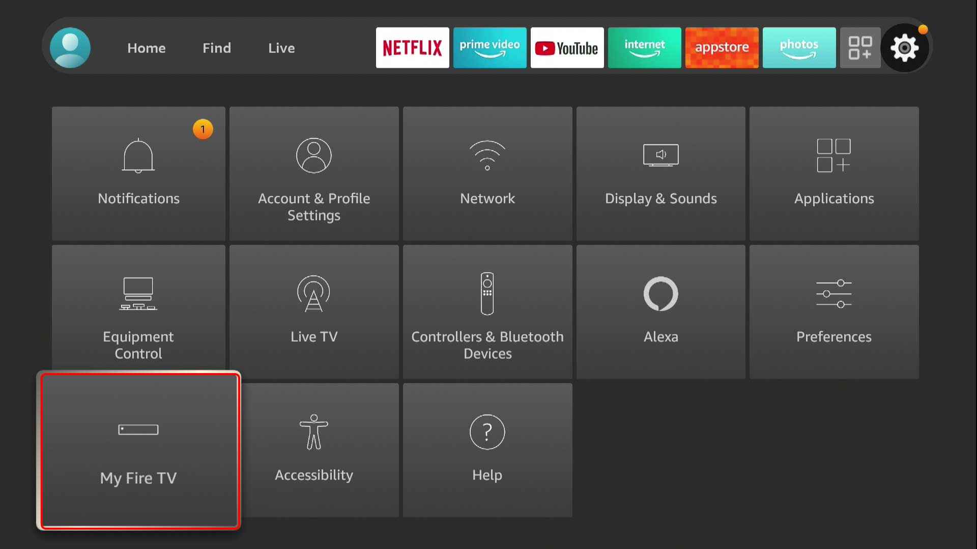 Amazon Fire TV Stick - My Fire TV